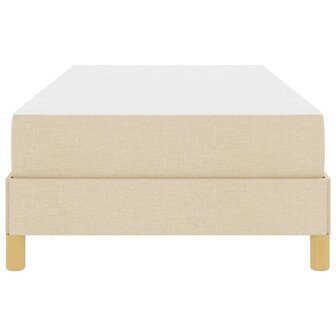 Boxspring bed Cr&egrave;me en bruin 90 x 190 cm 6
