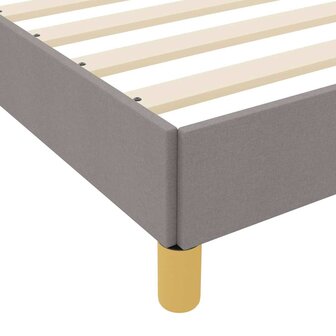 Boxspring bed Taupe en Bruin 90 x 200 cm 9