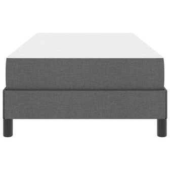 Boxspring bed met matras Donkergrijs 80 x 200 cm Stof 6