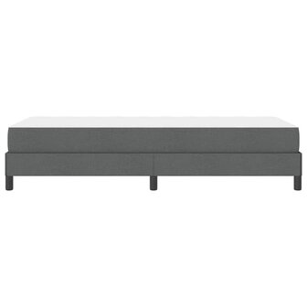 Boxspring bed met matras Donkergrijs 80 x 200 cm Stof 7