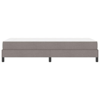 Boxspring bed met matras Taupe 80 x 200 cm Stof 7