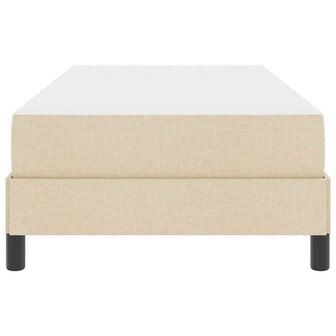 Boxspring bed met matras Cr&egrave;me 80 x 200 cm Stof 6