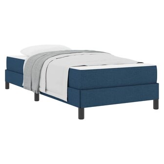 Boxspring bed met matras Blauw 80 x 200 cm Stof 3