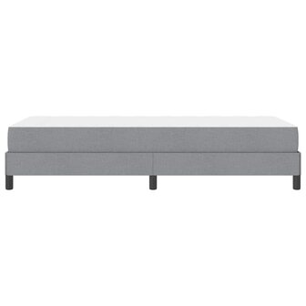 Boxspring bed met matras Lichtgrijs 90 x 190 cm Stof 8