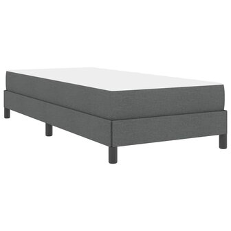 Boxspring bed met matras Donkergrijs 90 x 190 cm Stof 8