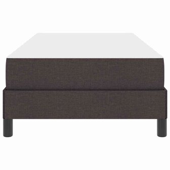 Boxspring bed met matras Donkerbruin 90 x 190 cm Stof 6