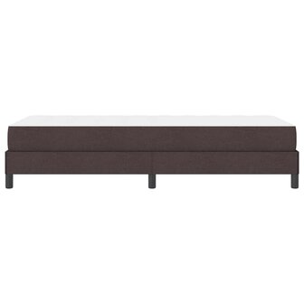 Boxspring bed met matras Donkerbruin 90 x 190 cm Stof 7