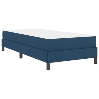 Boxspring bed met matras Blauw 90 x 190 cm Stof 8