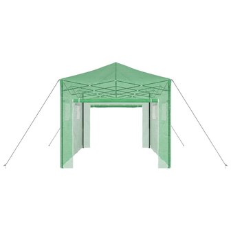 Kas met dak Groen 290 x 430 x 315 cm Staal 6