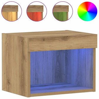 TV-kast Artisan Eiken 40 x 30 x 30 cm Bewerkt hout 4