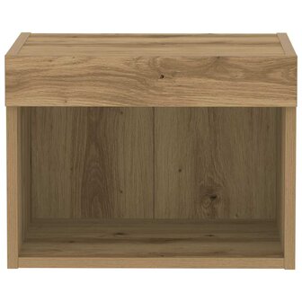 TV-kast Artisan Eiken 40 x 30 x 30 cm Bewerkt hout 6