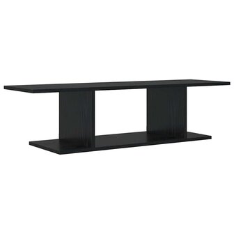 TV-kast Zwart 103 x 30 x 26,5 cm Bewerkt hout 2