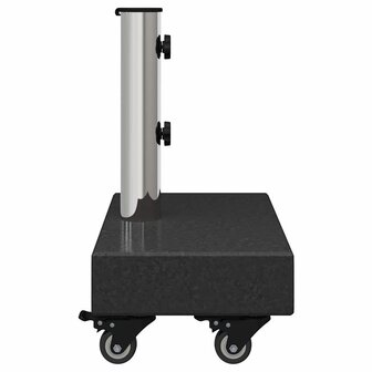 Parasolvoet Zwart 45 x 25 x 45 cm Graniet en Staal 6