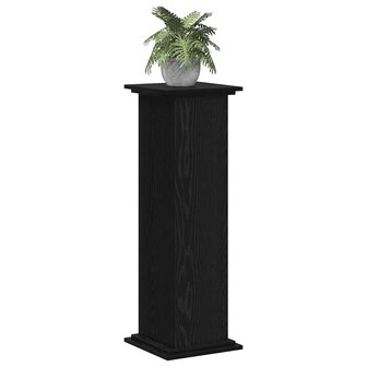 Plantenstandaard Zwart eiken 33 x 33 x 100 cm Bewerkt hout 3