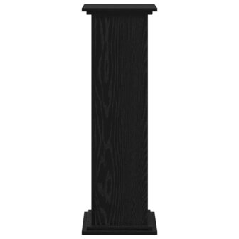 Plantenstandaard Zwart eiken 33 x 33 x 100 cm Bewerkt hout 6