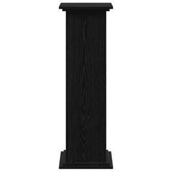 Plantenstandaard Zwart eiken 33 x 33 x 100 cm Bewerkt hout 7