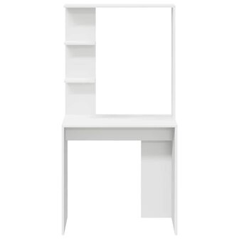 Bureau met plank Wit 78.5 x 37 x 154.5 cm Bewerkt hout 5