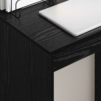 Bureau Anders Zwart eiken 60 x 40 x 76 cm Bewerkt hout 4