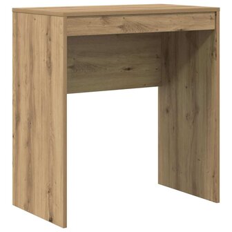 Bureau artisanaal eikenkleurig 70 x 40 x 76 cm Bewerkt hout 2