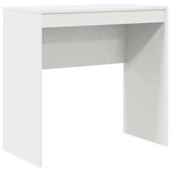 Bureau Wit 80 x 40 x 76 cm Bewerkt hout 2
