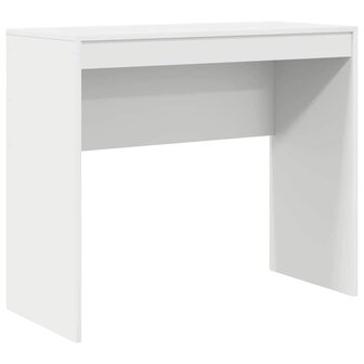 Bureau Wit 90 x 40 x 76 cm Bewerkt hout 2