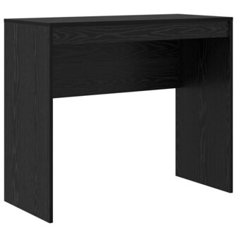 Bureau Zwart eiken 90 x 40 x 76 cm Bewerkt hout 2