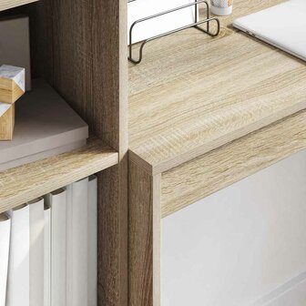 Bureau Sonoma eiken 100 x 40 x 76 cm Bewerkt hout 4