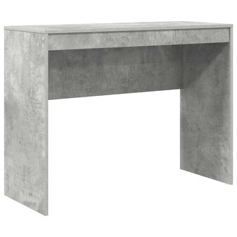 Bureau Betongrijs 100 x 40 x 76 cm Bewerkt hout 2