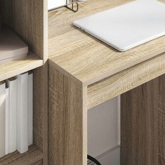 Bureau Sonoma eiken 60 x 50 x 76 cm Bewerkt hout 4