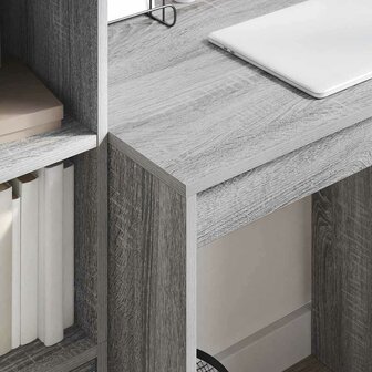 Bureau Grijs sonoma 70 x 50 x 76 cm Bewerkt hout 4
