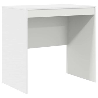 Bureau Wit 80 x 50 x 76 cm Bewerkt hout 2