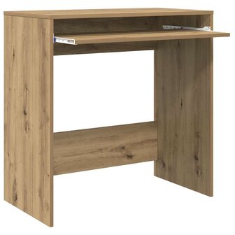 Bureau artisanaal eikenkleurig 77,5 x 43 x 79 cm Bewerkt hout 5
