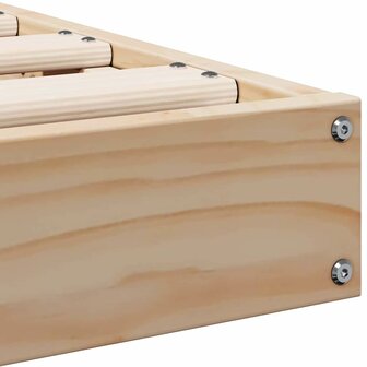 Bedframe Naturel 80 x 210 cm Massief grenenhout 7