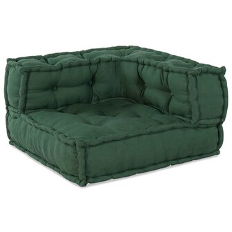 Poef modulair 140x70x36 stof groen 3