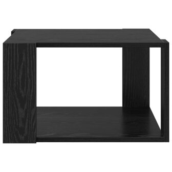 Salontafel Zwart eiken 51.5 x 51.5 x 30 cm Bewerkt hout 5