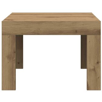 Salontafel artisanaal eikenkleurig Bewerkt hout 5
