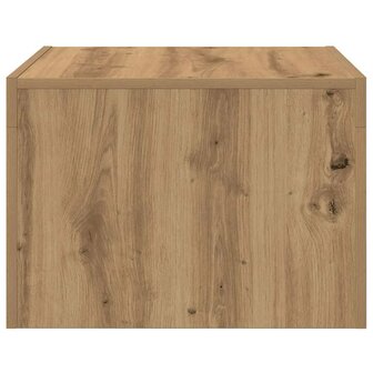 Salontafel artisanaal eikenkleurig Bewerkt hout 6