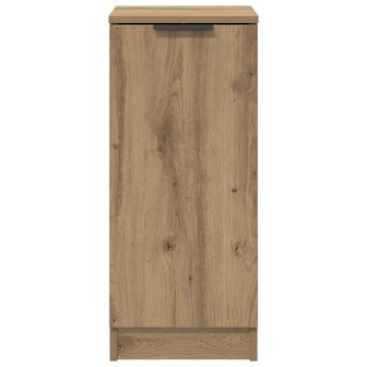 Dressoir artisanaal eikenkleurig 30 x 30 x 70 cm Bewerkt hout 6