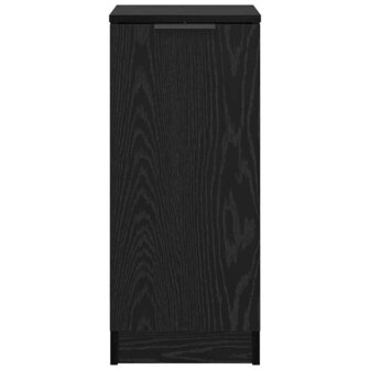Dressoir Zwart eiken 30 x 30 x 70 cm Bewerkt hout 6
