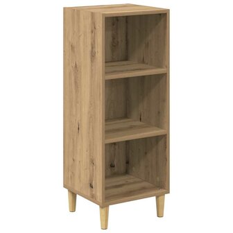 Dressoir artisanaal eikenkleurig 32.5 x 34.5 x 90 cm 2