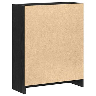 Boekenkast Zwart 60 x 24 x 76 cm Bewerkt hout 7
