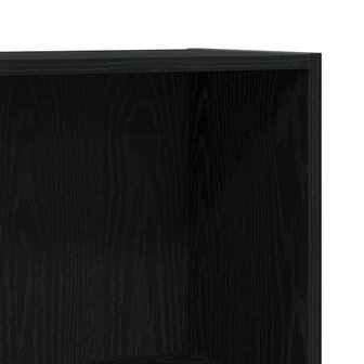 Boekenkast Zwart 60 x 24 x 76 cm Bewerkt hout 8