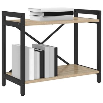 Boekenkast Sonoma eiken 60 x 30 x 48.5 cm Bewerkt hout 3