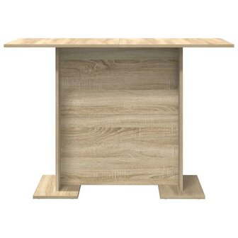 Eettafel Sonoma eiken 110 x 60 x 75 cm Bewerkt hout 5
