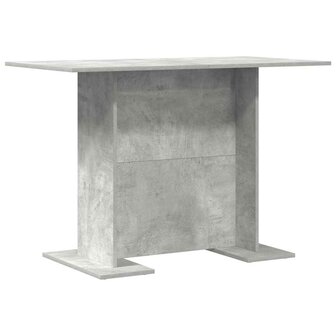 Eettafel Betongrijs 110 x 60 x 75 cm Bewerkt hout 2