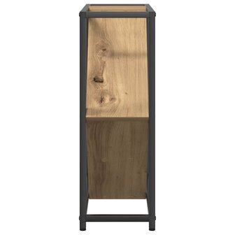 Wijnrek artisanaal eikenkleurig 51 x 18 x 52.5 cm Bewerkt hout 7