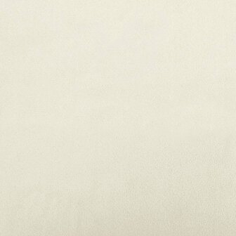 Tweezitsbank 120 cm fluweel cr&egrave;mekleurig 8