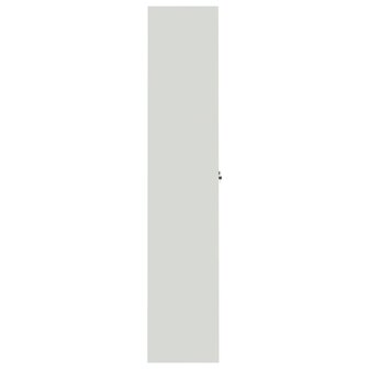 Archiefkast 90x40x200 cm staal lichtgrijs 5