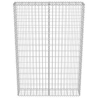 Schanskorfmuur met deksels 100x20x150 cm gegalvaniseerd staal 5