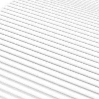 Schuimmatras hardheid H2 H3 120x220 cm wit 5